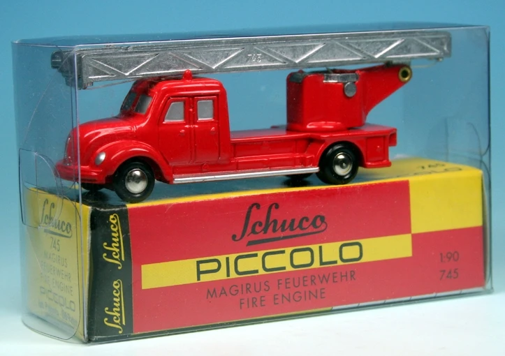 Schuco Piccolo Magirus-Deutz S6500 Drehleiter "Feuerwehr" 3 Schuco Piccolo Magirus-Deutz S6500 Drehleiter "Feuerwehr" – Bild 3