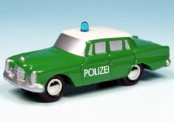 Schuco Piccolo Mercedes Benz 220S Heckflosse "Polizei"