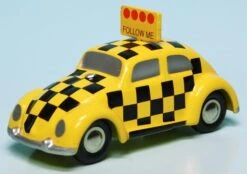 Schuco Piccolo VW Käfer Mit Dachschild "Follow Me"