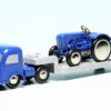 Schuco Piccolo Mercedes Benz LP911 Tieflader-Sattelzug Mit Porsche Diesel Junior K Traktor