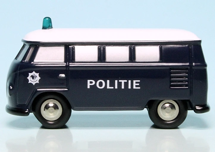 Schuco Piccolo VW T1 Bulli Bus "Politie" 4 Schuco Piccolo VW T1 Bulli Bus "Politie" – Bild 4