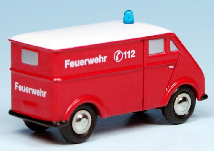 Schuco Piccolo DKW Schnellaster Kastenwagen "Feuerwehr" 2 Schuco Piccolo DKW Schnellaster Kastenwagen "Feuerwehr" – Bild 2