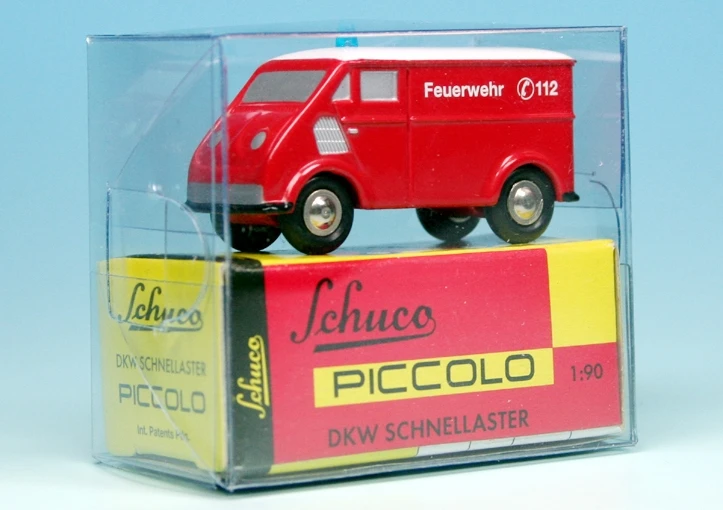 Schuco Piccolo DKW Schnellaster Kastenwagen "Feuerwehr" 3 Schuco Piccolo DKW Schnellaster Kastenwagen "Feuerwehr" – Bild 3