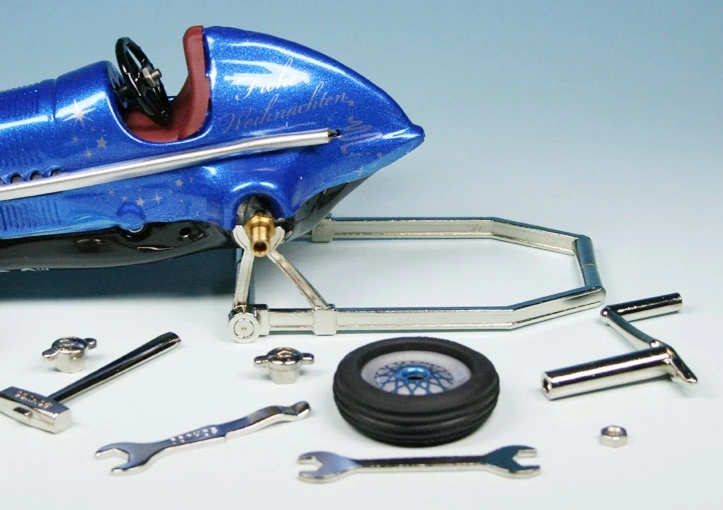 Schuco Mercedes Benz 1936 Rennwagen / Schuco Studio I 1050 "Schuco Weihnachten 2009" 5 Schuco Mercedes Benz 1936 Rennwagen / Schuco Studio I 1050 "Schuco Weihnachten 2009" – Bild 5