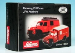 Schuco Piccolo Hanomag L28 Mit Kofferaufbau "Werkfeuerwehr Martini & Cie Augsburg" -Schuco 001703 Schuco Piccolo Hanomag L28 mit Kofferaufbau Werkfeuerwehr Martini amp Cie Augsburgqu z75856635f019b6