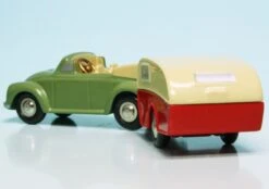 Schuco Piccolo VW Käfer Cabriolet Mit Wohnwagen -Schuco 001881 schuco piccolo vw kaefer cabriolet mit wohnwagen 4
