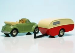 Schuco Piccolo VW Käfer Cabriolet Mit Wohnwagen -Schuco 001881 schuco piccolo vw kaefer cabriolet mit wohnwagen 5