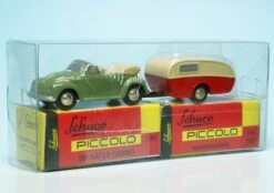 Schuco Piccolo VW Käfer Cabriolet Mit Wohnwagen -Schuco 001881 schuco piccolo vw kaefer cabriolet mit wohnwagen 6