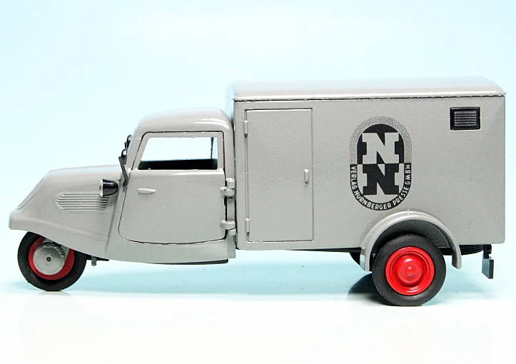 Schuco Tempo Hanseat Dreirad Mit Kofferaufbau "Nürnberger Nachrichten" 6 Schuco Tempo Hanseat Dreirad Mit Kofferaufbau "Nürnberger Nachrichten" – Bild 6