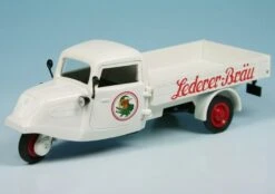 Schuco Tempo Hanseat Dreirad Pritschenwagen "Lederer-Bräu"