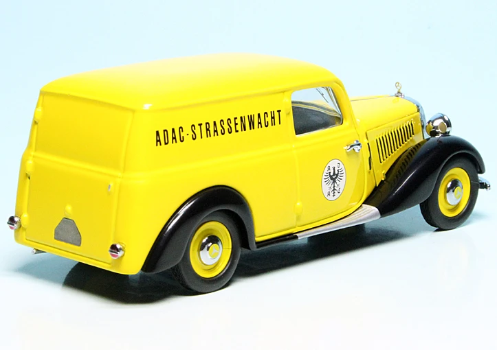 Schuco Mercedes Benz 170V Kastenwagen "ADAC-Strassenwacht" 2 Schuco Mercedes Benz 170V Kastenwagen "ADAC-Strassenwacht" – Bild 2
