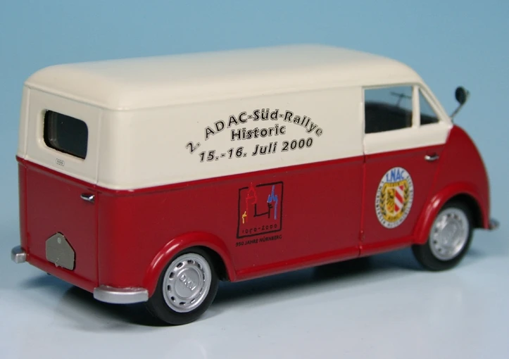 Schuco DKW Schnellaster Kastenwagen "2. NAC / ADAC Süd-Rallye 2000" 2 Schuco DKW Schnellaster Kastenwagen "2. NAC / ADAC Süd-Rallye 2000" – Bild 2