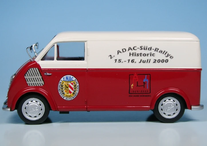 Schuco DKW Schnellaster Kastenwagen "2. NAC / ADAC Süd-Rallye 2000" 5 Schuco DKW Schnellaster Kastenwagen "2. NAC / ADAC Süd-Rallye 2000" – Bild 5