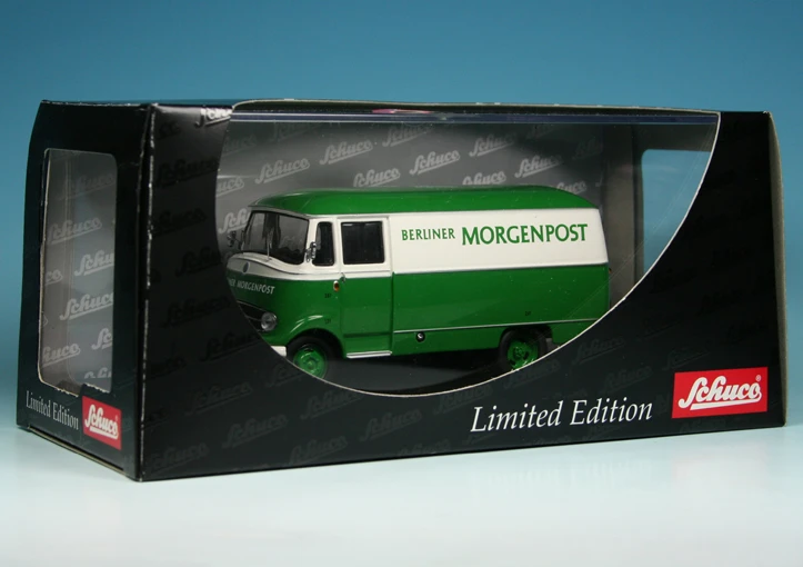 Schuco Mercedes Benz L 319 D Kastenwagen "Berliner Morgenpost" 6 Schuco Mercedes Benz L 319 D Kastenwagen "Berliner Morgenpost" – Bild 6