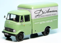 Schuco Mercedes Benz L 319 D Mit Kofferaufbau "Deichmann Schuhe"