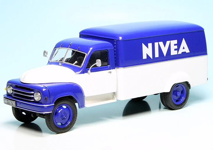 Schuco Hanomag L28 Mit Kofferaufbau "Nivea" 1 Schuco Hanomag L28 Mit Kofferaufbau "Nivea"