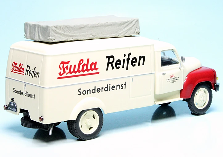 Schuco Hanomag L28 Mit Kofferaufbau "Fulda Reifen Sonderdienst" 2 Schuco Hanomag L28 Mit Kofferaufbau "Fulda Reifen Sonderdienst" – Bild 2