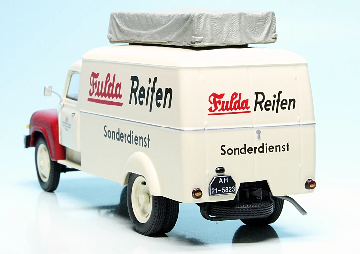 Schuco Hanomag L28 Mit Kofferaufbau "Fulda Reifen Sonderdienst" 6 Schuco Hanomag L28 Mit Kofferaufbau "Fulda Reifen Sonderdienst" – Bild 6