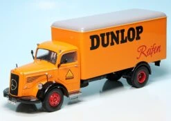 Schuco Mercedes Benz L6600 Koffer-LKW "Dunlop Reifen"