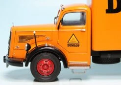 Schuco Mercedes Benz L6600 Koffer-LKW "Dunlop Reifen" -Schuco 003021 Schuco Mercedes Benz L6600 Koffer LKW Dunlop Reifen z458566a08f103a