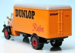 Schuco Mercedes Benz L6600 Koffer-LKW "Dunlop Reifen" -Schuco 003021 Schuco Mercedes Benz L6600 Koffer LKW Dunlop Reifen z658566a09de49c