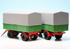 Schuco Krupp Titan SWL 80 Pritsche/Planen-Hängerzug -Schuco 003033 schuco krupp titan swl 80 pritscheplanenhaengerzug 5