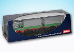 Schuco Krupp Titan SWL 80 Pritsche/Planen-Hängerzug -Schuco 003033 schuco krupp titan swl 80 pritscheplanenhaengerzug 6