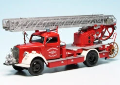 Schuco Opel Blitz S 3t Drehleiter "Betriebsfeuerwehr Firma Theimer"