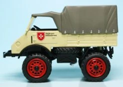 Schuco Mercedes Benz Unimog U 401 Pritsche/Plane "Malteser Hilfsdienst MHD" -Schuco 003116 Schuco Mercedes Benz Unimog U 401 Pritsche Plane Malteser Hilfsdienst MHD z458566aabea3bc