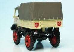 Schuco Mercedes Benz Unimog U 401 Pritsche/Plane "Malteser Hilfsdienst MHD" -Schuco 003116 Schuco Mercedes Benz Unimog U 401 Pritsche Plane Malteser Hilfsdienst MHD z658566aacedf44