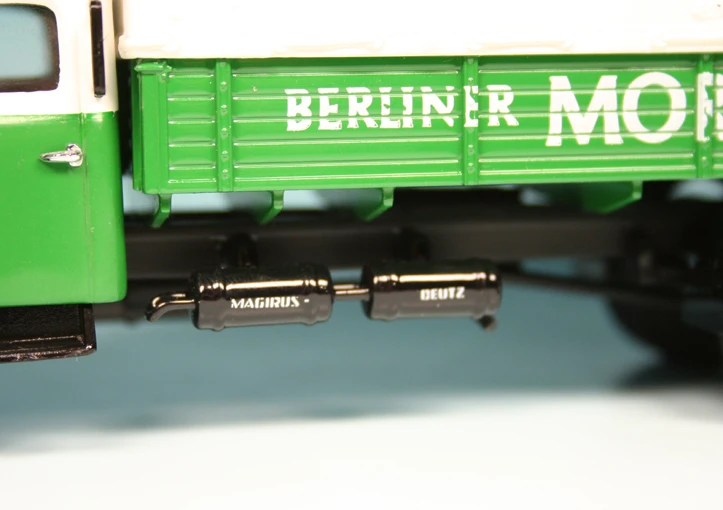 Schuco Magirus-Deutz S6500 Pritsche/Plane "Berliner Morgenpost" 5 Schuco Magirus-Deutz S6500 Pritsche/Plane "Berliner Morgenpost" – Bild 5