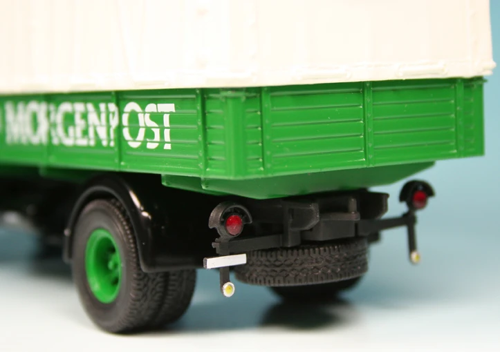 Schuco Magirus-Deutz S6500 Pritsche/Plane "Berliner Morgenpost" 6 Schuco Magirus-Deutz S6500 Pritsche/Plane "Berliner Morgenpost" – Bild 6