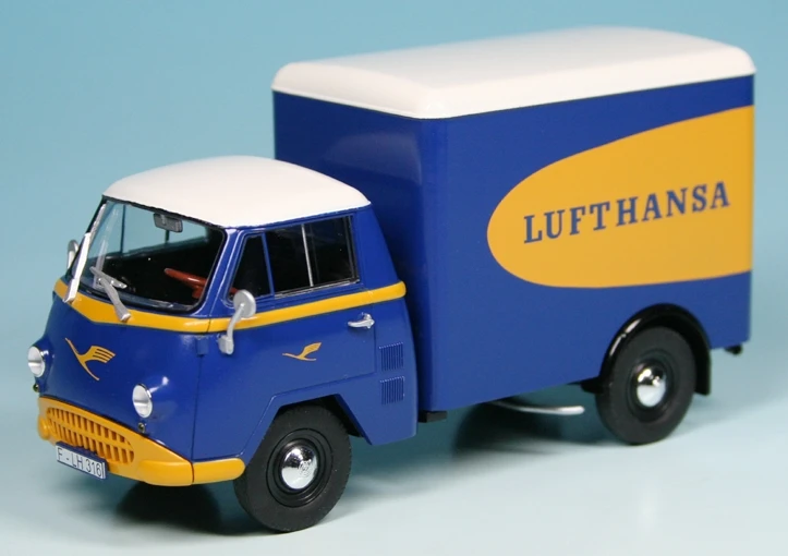 Schuco Tempo Matador Mit Kofferaufbau "Lufthansa" 1 Schuco Tempo Matador Mit Kofferaufbau "Lufthansa"