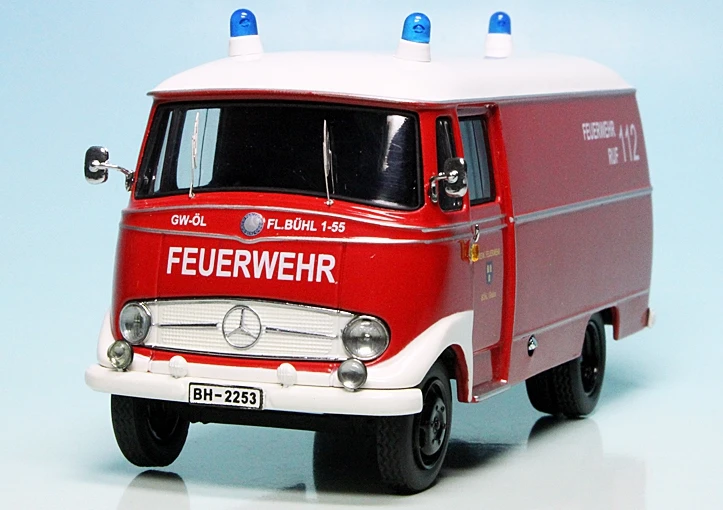 Schuco Mercedes Benz L 319 D Kastenwagen "Freiwillige Feuerwehr Bühl/Baden" 3 Schuco Mercedes Benz L 319 D Kastenwagen "Freiwillige Feuerwehr Bühl/Baden" – Bild 3