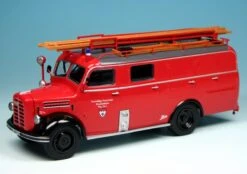 Schuco Borgward B2500 LF8 Mit Metz-Aufbau "Freiwillige Feuerwehr Heuchelheim"