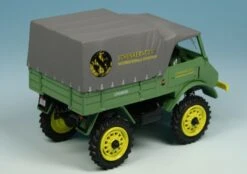 Schuco -Schuco 003481 Schuco Mercedes Benz Unimog U 401 Pritsche Schenker Spedition z2