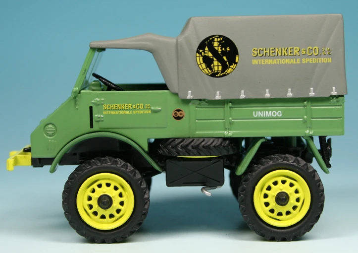 Schuco Mercedes Benz Unimog U 401 Pritsche "Schenker Spedition" 5 Schuco Mercedes Benz Unimog U 401 Pritsche "Schenker Spedition" – Bild 5