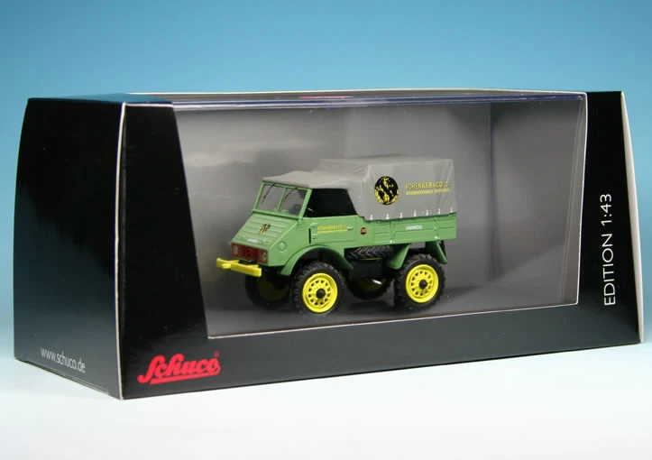Schuco Mercedes Benz Unimog U 401 Pritsche "Schenker Spedition" 7 Schuco Mercedes Benz Unimog U 401 Pritsche "Schenker Spedition" – Bild 7