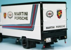 Schuco Mercedes Benz LP608 Koffer-LKW "Porsche Martini Racing" -Schuco 003520 Schuco Mercedes Benz LP608 Koffer LKW Porsche Martini Racing z6