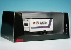 Schuco Mercedes Benz LP608 Koffer-LKW "Porsche Martini Racing" -Schuco 003520 Schuco Mercedes Benz LP608 Koffer LKW Porsche Martini Racing z7