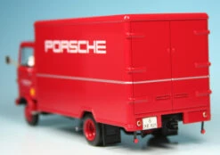Schuco Mercedes Benz LP608 Koffer-LKW "Porsche Renndienst" -Schuco 003521 Schuco Mercedes Benz LP608 Koffer LKW Porsche Renndienst z5