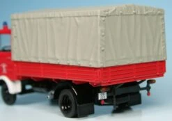 Schuco Mercedes Benz LP608 Pritsche/Plane "Berufsfeuerwehr Oberhausen" -Schuco 003527 Schuco Mercedes Benz LP608 Pritsche Plane Berufsfeuerwehr Oberhausen z5