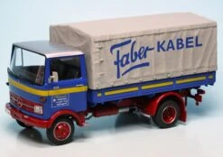 Schuco Mercedes Benz LP608 Pritsche/Plane "Kleigrewe Spedition / Faber-Kabel"