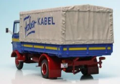 Schuco Mercedes Benz LP608 Pritsche/Plane "Kleigrewe Spedition / Faber-Kabel" -Schuco 003603 Schuco Mercedes Benz LP608 Pritsche Plane Kleigrewe Spedition Faber Kabel z6