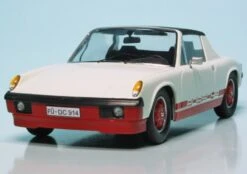 Schuco VW-Porsche 914 Targa "Creamsicle" -Schuco 003701 Schuco VW Porsche 914 Targa Creamsicle z3