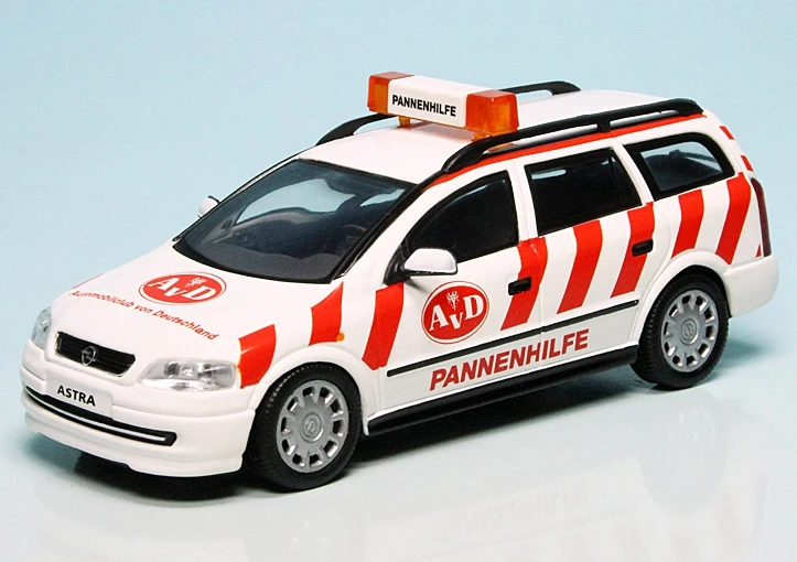 Schuco Opel Astra G Caravan (1998) "AvD Pannenhilfe" 1 Schuco Opel Astra G Caravan (1998) "AvD Pannenhilfe"