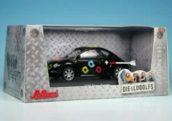 Schuco VW New Beetle (1997) Mit Raketenantrieb "Die Ludolfs" -Schuco 004541 Schuco VW New Beetle 1997 mit Raketenantrieb Die Ludolfs z7