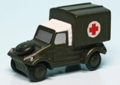 Schuco Piccolo VW Typ 82 Kübelwagen "Wehrmacht Heer / Rotes Kreuz"