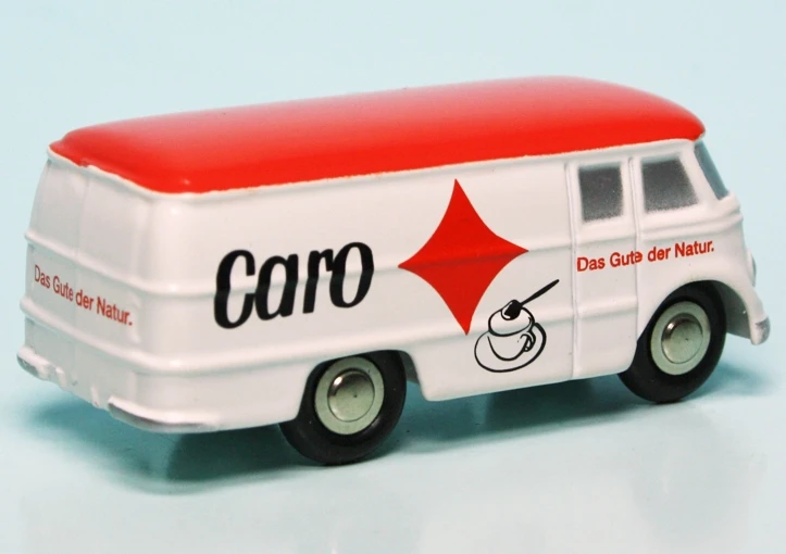 Schuco Piccolo Mercedes Benz L 319 D Kastenwagen Mit Emailleschild "Caro Kaffee" 3 Schuco Piccolo Mercedes Benz L 319 D Kastenwagen Mit Emailleschild "Caro Kaffee" – Bild 3