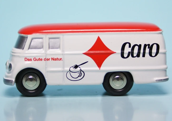 Schuco Piccolo Mercedes Benz L 319 D Kastenwagen Mit Emailleschild "Caro Kaffee" 5 Schuco Piccolo Mercedes Benz L 319 D Kastenwagen Mit Emailleschild "Caro Kaffee" – Bild 5